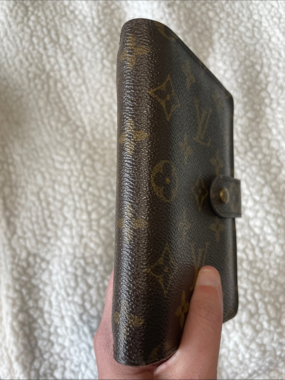 Authentic Louis Vuitton Porte Papier Zippe Wallet Monogram Canvas Brown - Picture 4 of 10